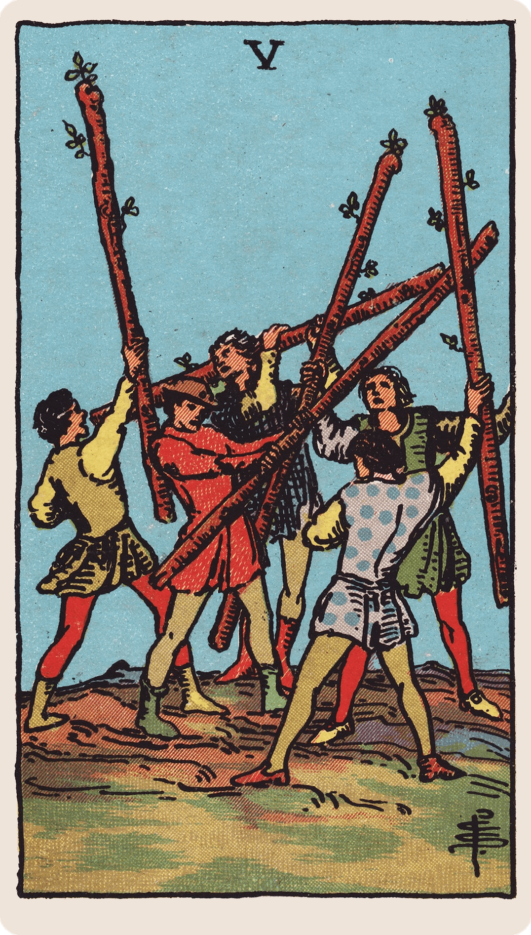 Five of Wands