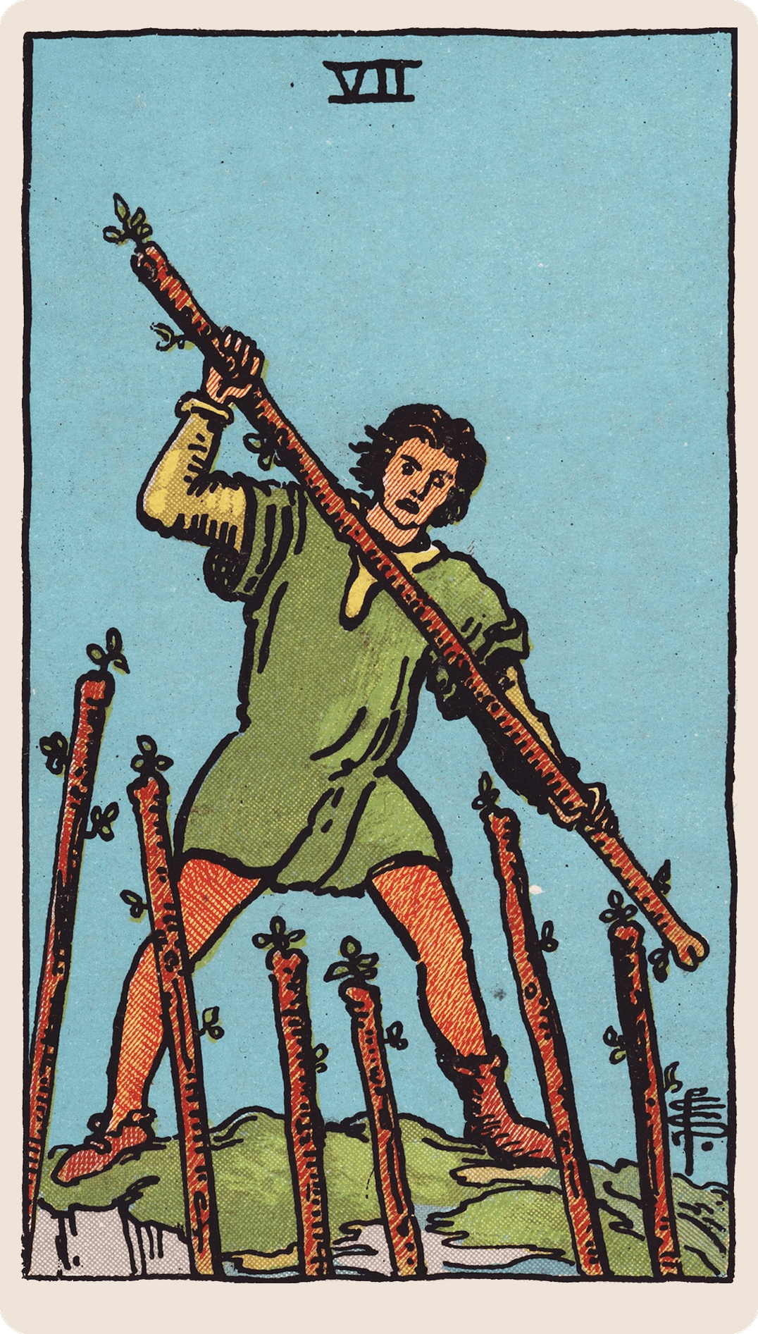 Seven of Wands