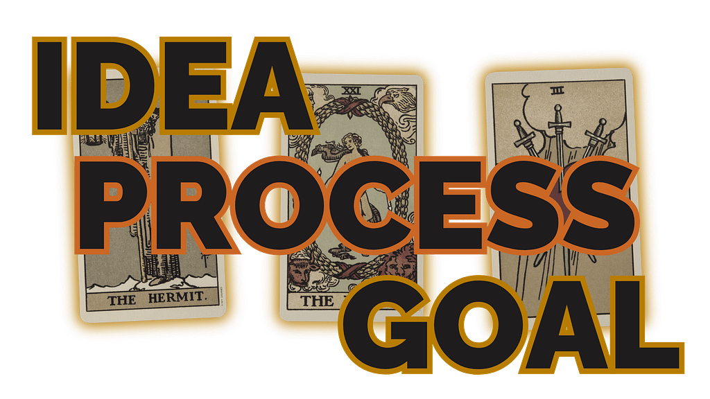 The Idea / Process / Goal tarot spread