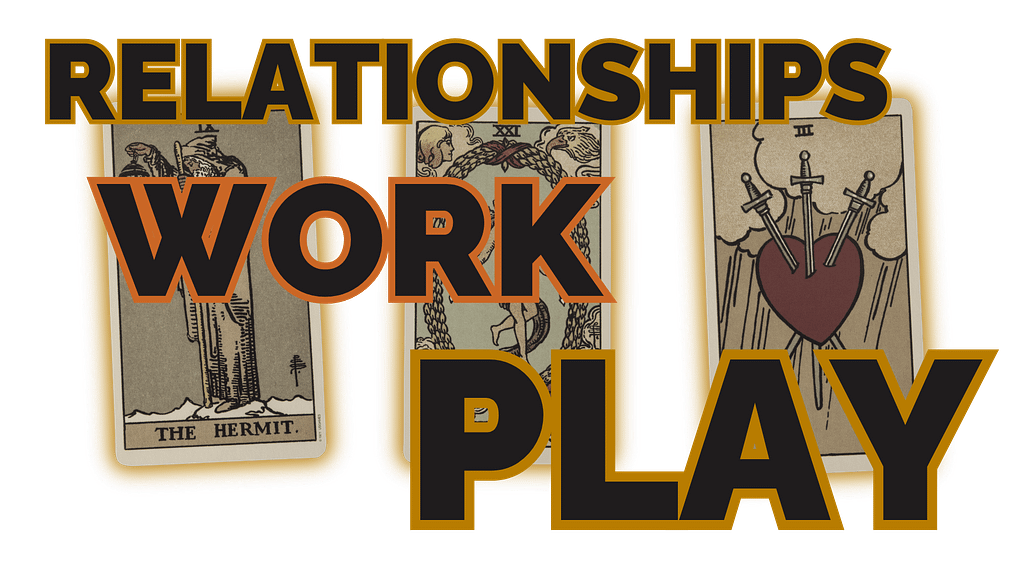 The Relationships / Work / Play tarot spread