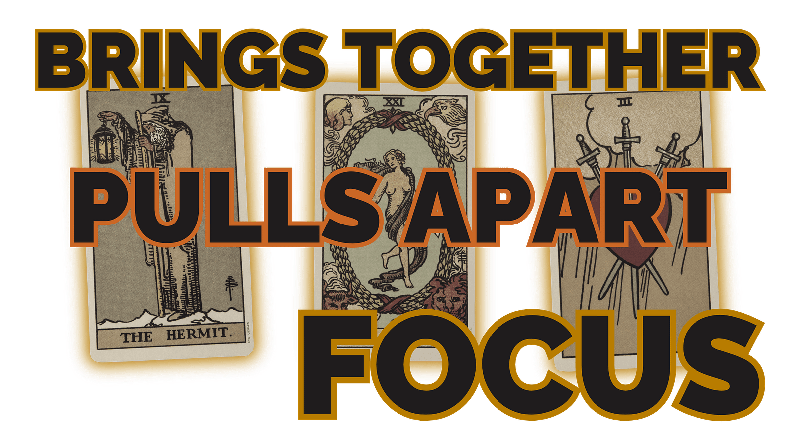 Brings Together Pulls Apart Focus