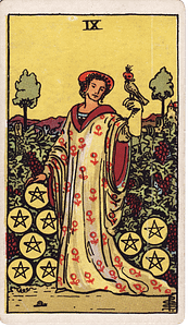 Nine of Pentacles