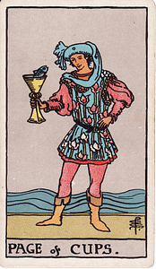 Page of Cups
