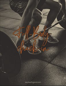 Full Body Check-In Digital Journal Cover Page