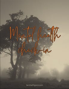 Mental Health Check-In Digital Journal Cover Page