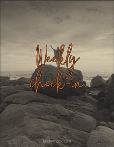 Weekly Check-In Digital Journal Cover Page