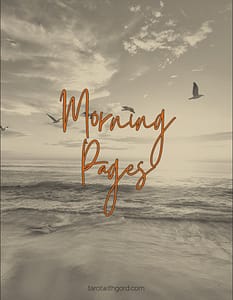 Morning Pages Digital Journal Cover Page