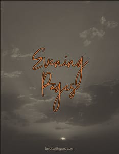Evening Pages Digital Journal Cover Page