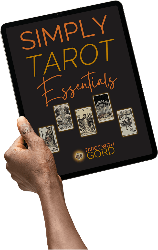 Simply Tarot Essentials guide by Tarot with Gord, a free reference guide covering all 78 tarot cards.