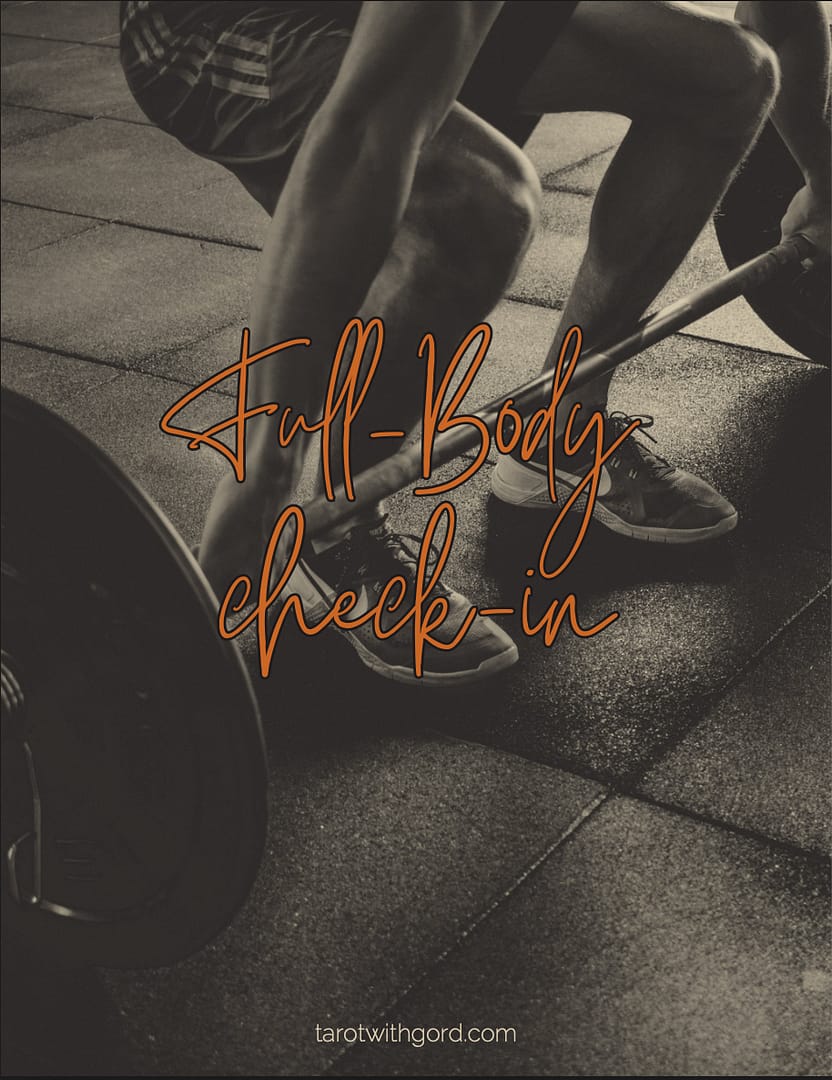 Full Body Check-In Digital Journal Cover Page