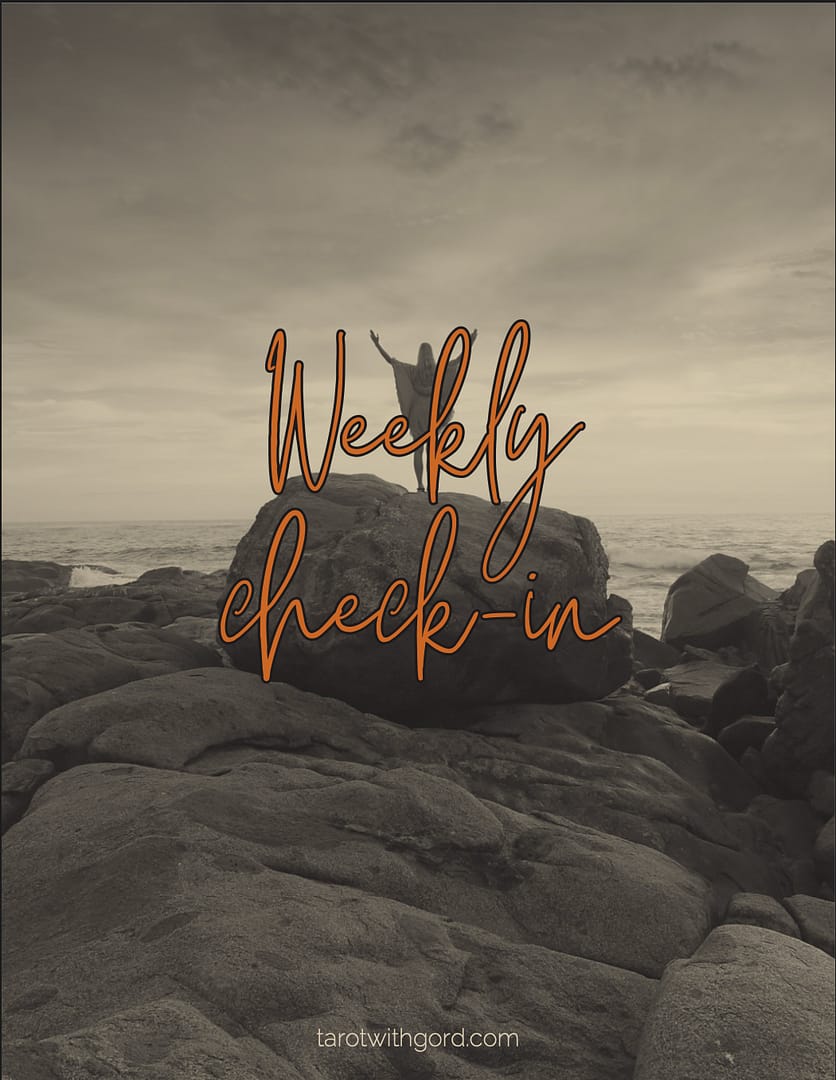 Weekly Check-In Digital Journal Cover Page