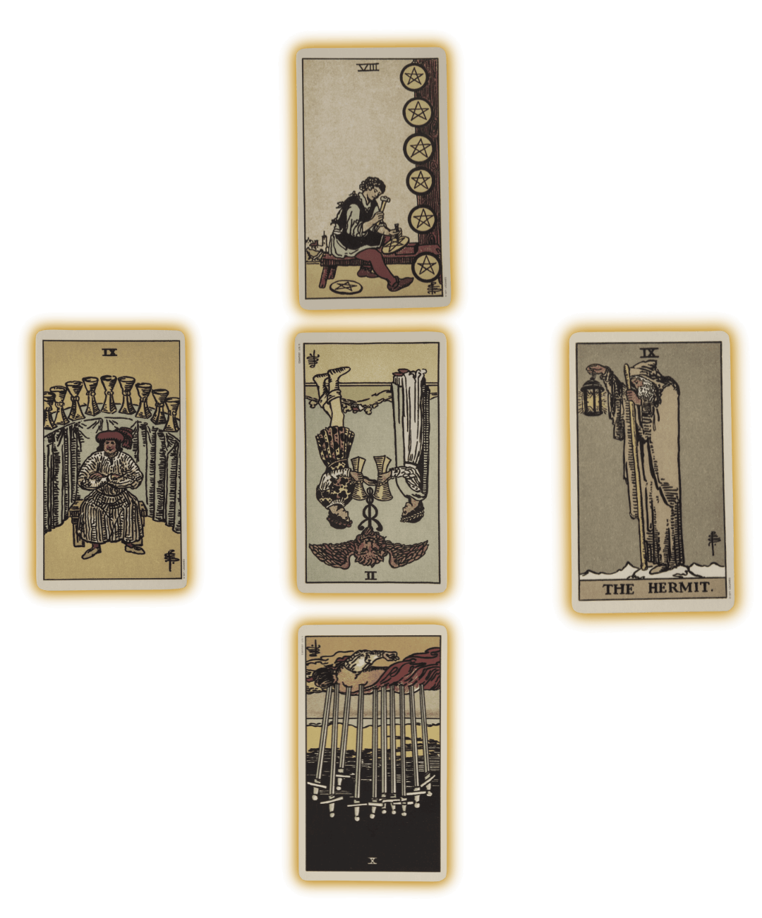 Ego Evolution Beginner Tarot Spread