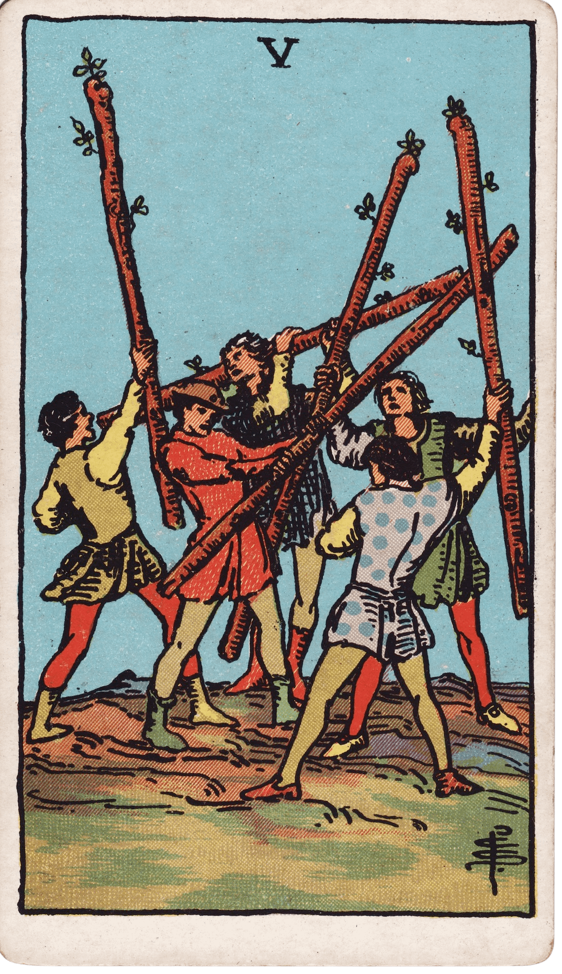 Five of Wands