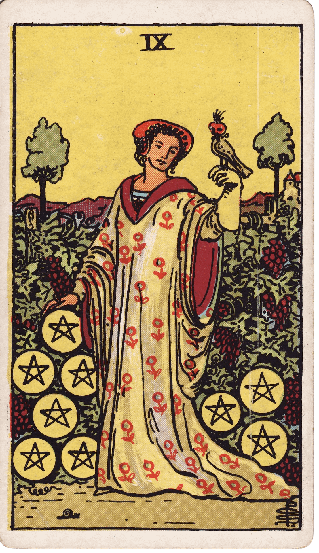 Nine of Pentacles