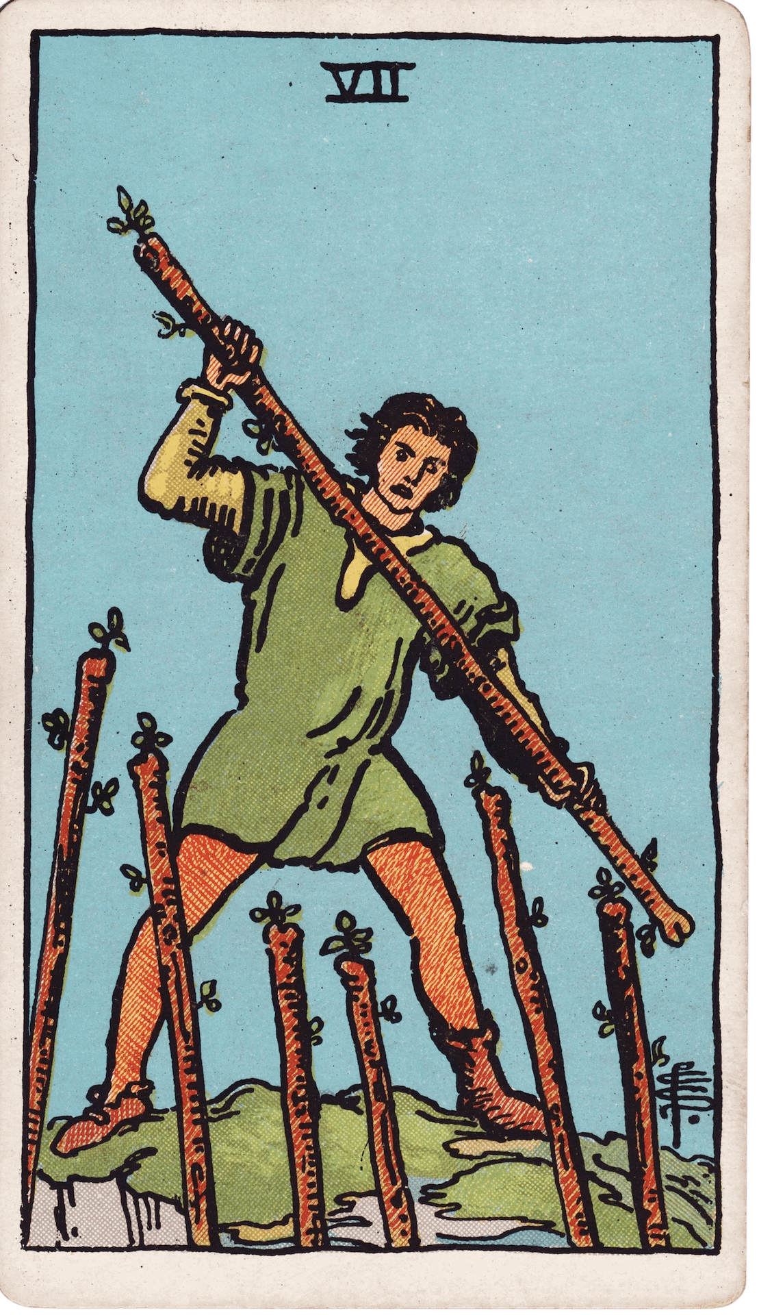 Seven of Wands