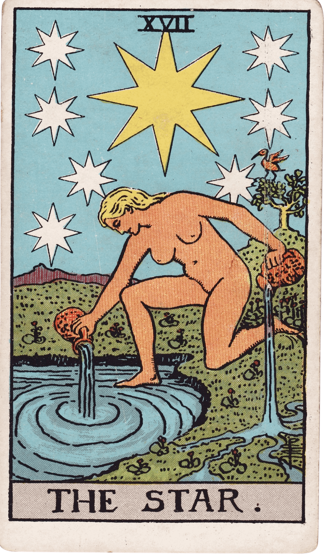 The The Star tarot card