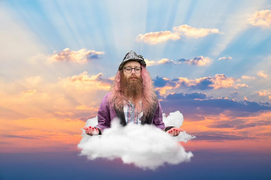 Gord Meditating on a Cloud